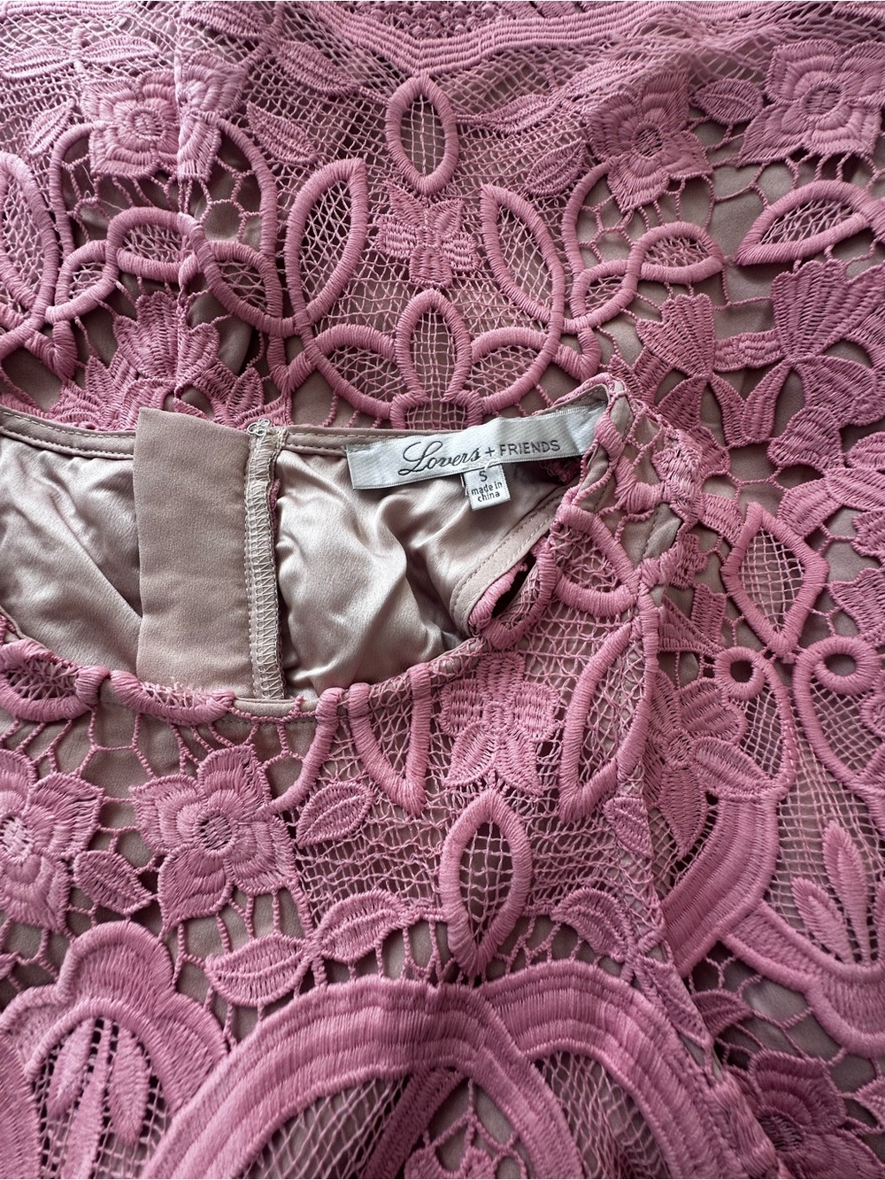 Lovers + Friends Crochet Lace Dress - Picture 4 of 4